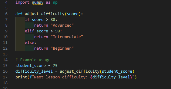 RL algorithms to play with an adaptive learning model
