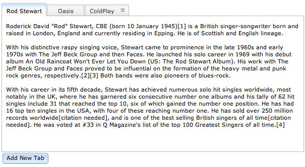 Dijit’s TabContainer Layout:  Easy Tabbed Content