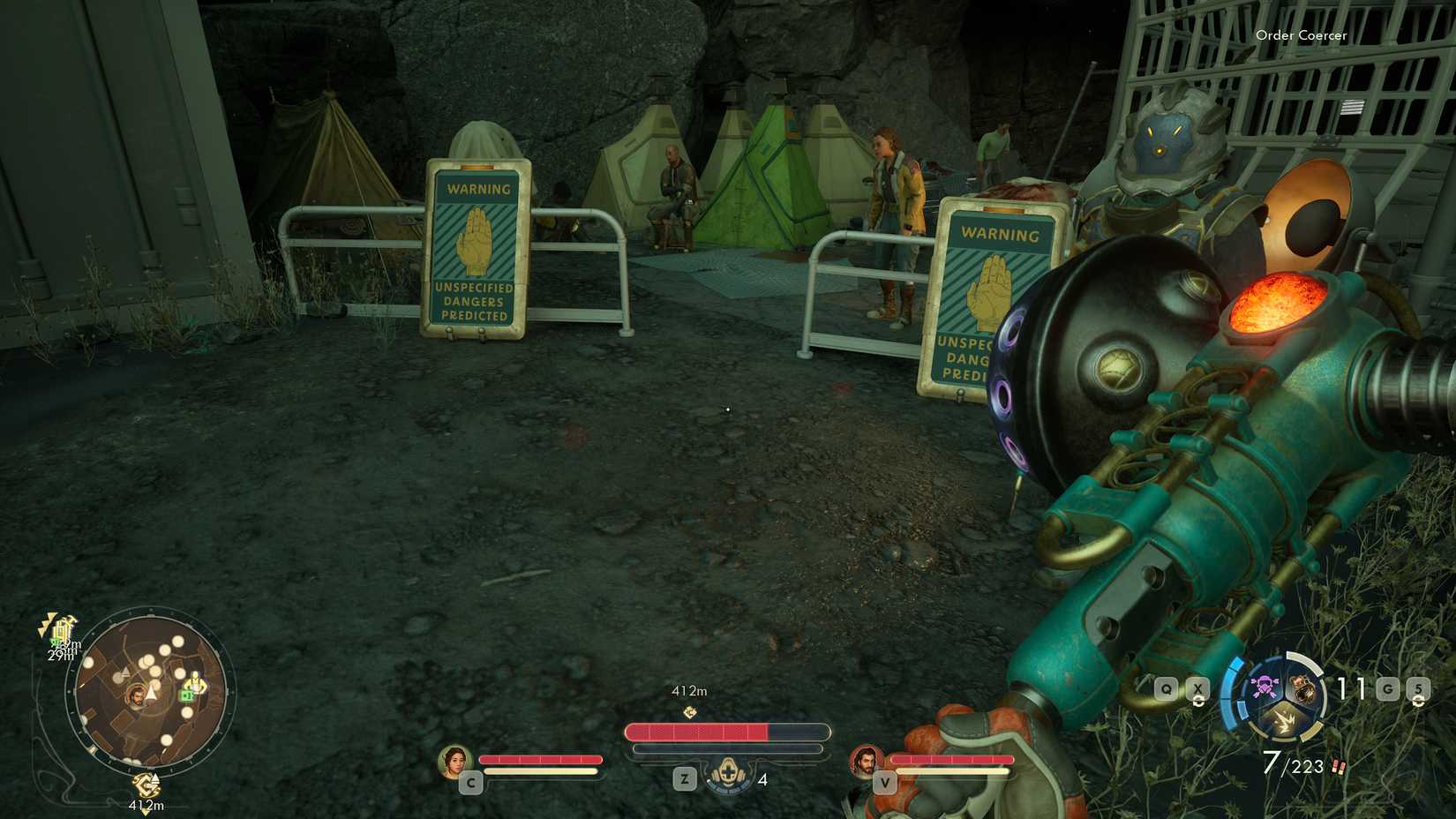 The destroyed Exclusion Zone in Outer Worlds 2