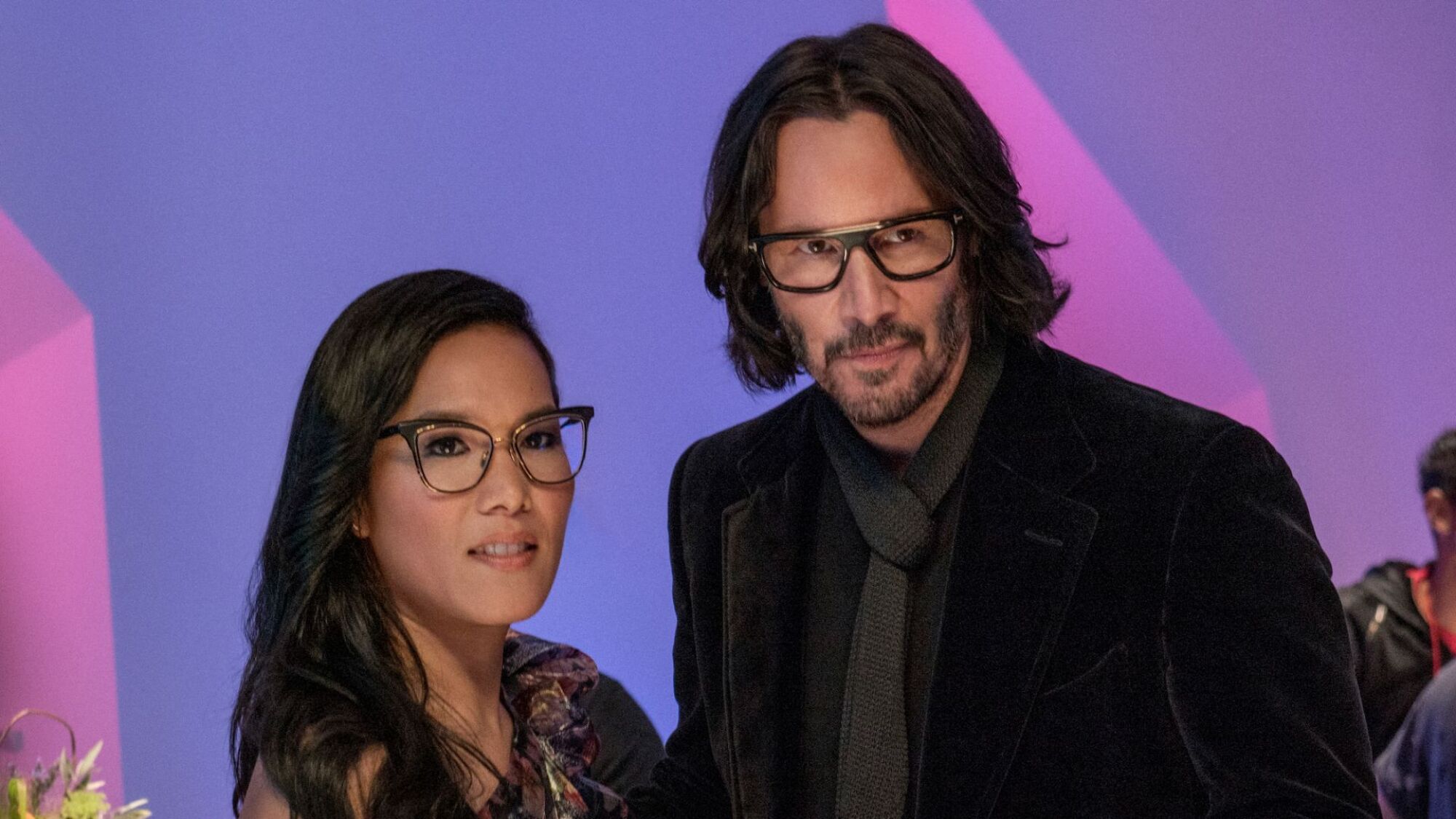 Ali Wong and Keanu Reeves in